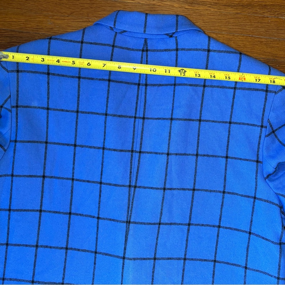 Pendleton Blue Windowpane Blazer Jacket - Picture 12 of 13